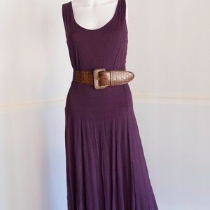 Purple Knit maxi dress size L
